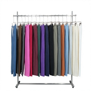 Pantalon <span class=keywords><strong>d</strong></span>écontracté pour homme en coton/polyester doublé polaire 350G, coupe large et droite, avec cordon de serrage, couleur unie - Product Image 3
