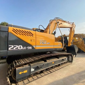 Excavatrice hydraulique sur chenilles d'occasion de haute qualité pour chantier de construction en Corée du Sud, modèle Hyundai 220LC-9S, à vendre - Product Image 1