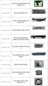 Pare-chocs arrière de qualité supérieure, neuf, excellent rapport qualité-prix, pour Mitsubishi PAJERO V98 2015 - Product Image 4