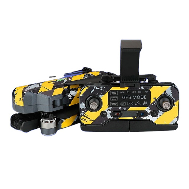 Colorful PVC Sticker for SJRC F11 / F11S 4K Pro Drone Full Set Remote Control Decals Camouflage Film Skins Drones Accessories