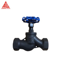 Vanne à soupape J11H en acier au carbone WCB 1/2 3/4 1" 2" pouces PN25 BSP FNPT NPT filetée