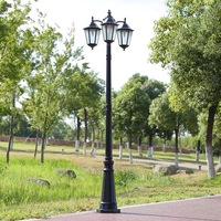 Lámpara de Jardín LED Grande de Estilo Europeo, IP68 Impermeable, de Aluminio Fundido a Presión, con 10 Años de Garantía, para Iluminación de Paisajes