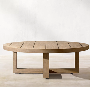 Muebles de Jardín de Madera de Teca Clásicos y Elegantes en Oferta, Muebles de Patio de Madera de Teca, Mesa Redonda de Jardín de Teca - Product Image 2