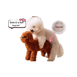 Bichon Teddy Dog in Silicone giocattolo eco-friendly cane maschio cane cane maschio accoppiamento cucciolo auto-intrattenimento di rilascio del fuoco per alleviare - Product Image 1