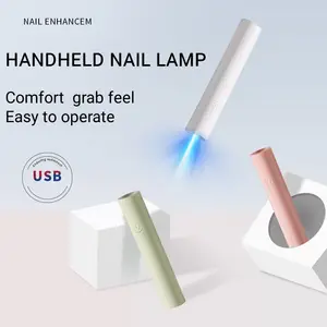 Nouveau séchoir à ongles lumière LED 3W sans fil avec logo personnalisé mini lampe à ongles LED UV à durcissement rapide et rechargeable