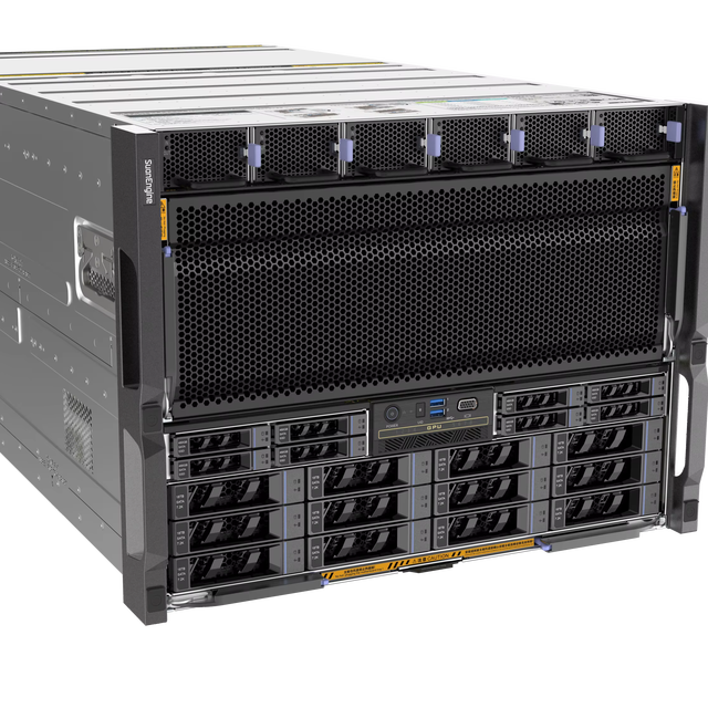 Dual 5th Gen Xeon AI Server 8U 8 GPU H20, 3TB DDR5, 400G NDR for LLM Training