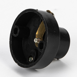 Zócalo E10/E12/E14 Portalámparas Convertidor múltiple Soporte de iluminación roscado Hogar Dormitorio Portalámparas de PVC negro - Product Image 3