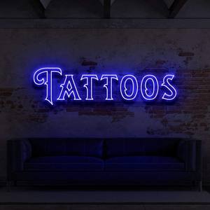 Enseigne au néon personnalisée, LED, étanche, acrylique, rétroéclairée, logo <span class=keywords><strong>de</strong></span> tatouage, décoration pour la maison, bar, club, bureau, enseigne au néon personnalisée - Product Image 3