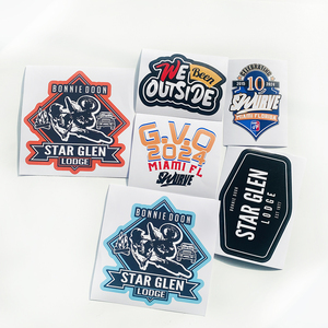 3 à 5 ans de vie résistant aux UV Die Cut Logo Design Cartoon Custom Car Window Decals Outdoor Waterproof Die Cut Vinyl Car Sticker - Product Image 1