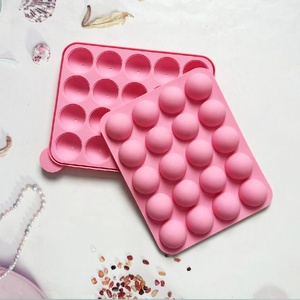 <span class=keywords><strong>Moule</strong></span> à sucette rond 20 trous <span class=keywords><strong>Moule</strong></span> à gâteau en <span class=keywords><strong>silicone</strong></span> pour chocolat et bonbons Outil de fabrication de sucette <span class=keywords><strong>Moule</strong></span> à gâteau - Product Image 3