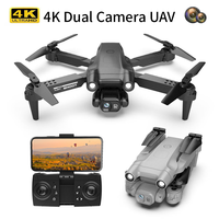 Drone électrique intelligent avec évitement d'obstacles, caméra 480P SD, double caméra, télécommande, design pliable, pour débutants, intérieur-extérieur