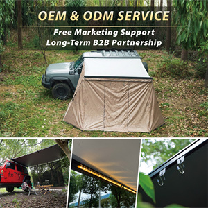 Auvent de toit rétractable pour voiture Wareda W5300T, fabrication OEM personnalisée, 2,13 x 2,5 m, accessoires 4x4, auvent de <span class=keywords><strong>camping</strong></span> pour voiture 4x4 - Product Image 5