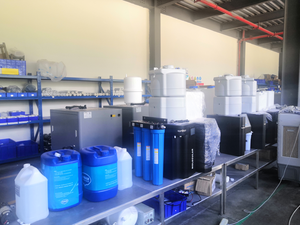 Sistem pengolahan air RO ultra laboratorium 10-150L dengan Filter dan pompa 220V untuk analisis HPLC/TOC/IC - Product Image 5