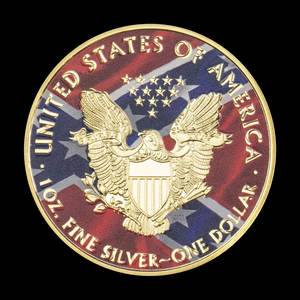 เหรียญที่ระลึกรูปปั้นเทพีเหรียญสะสมของที่ระลึกจากสหรัฐอเมริกาพร้อมกล่องโชว์อะคริลิกของขวัญงานฝีมือสำหรับสะสม - Product Image 4