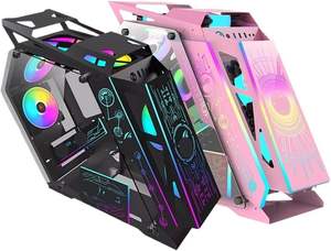 Fantasy WuKong M-ATX carte mère boîtier d'ordinateur de jeu <span class=keywords><strong>240</strong></span> radiateur dynamique ouvert Double face verre petit boîtier d'ordinateur tour - Product Image 2