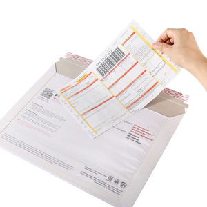 Tùy chỉnh in tự con dấu giấy cứng nhắc các tông phong bì tài liệu bưu phẩm phong bì với vận chuyển nhãn rõ ràng Pouch - Product Image 1