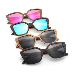 2025 Popular nueva moda monopatín gafas de sol de madera primavera con bisagras gafas de sol con mujeres gafas de sol polarizadas de colores mujeres - Product Image 1