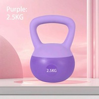 Kettlebell en fonte standard de compétition, coloré et revêtu par poudrage, pour l'entraînement en salle de sport et le CrossFit