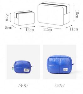 Bolsa de Maquillaje de Viaje Acolchada, Ligera, Suave, de Algodón y Plumón, con Logotipo Personalizado 2024 - Product Image 2