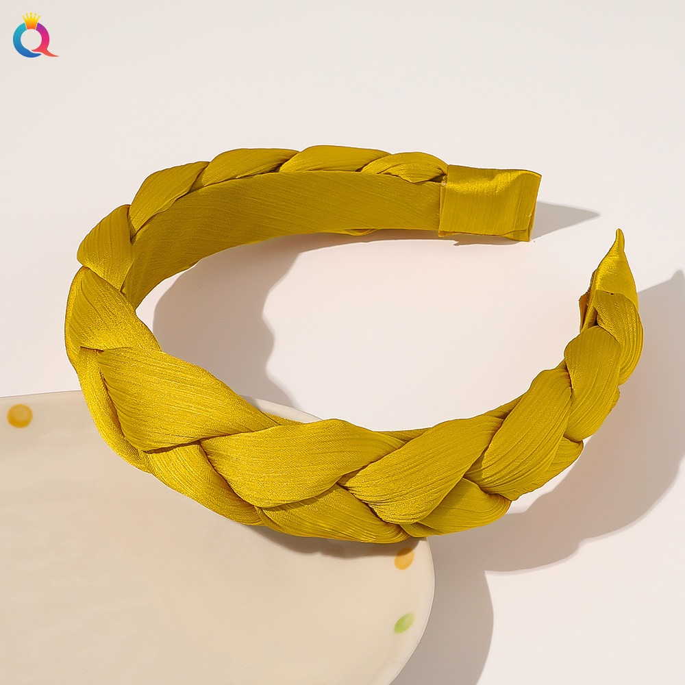 แถบคาดศีรษะลายทางบาง E1-ขิงเหลือง