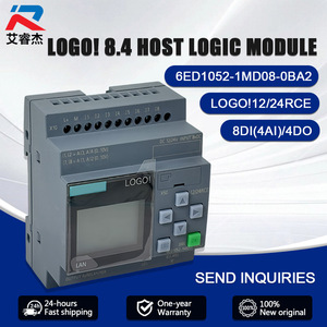 SI-EMENS โลโก้ต้นฉบับใหม่! 8.4 PLC 12/24RCE 6ED1052-1MD08-0BA2 Logic Host โมดูล PLC Programmable คอนโทรลเลอร์6ED10521MD080BA2 - Product Image 1