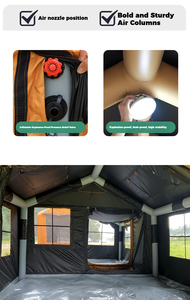 Tenda da Campeggio Modulare HOUMU per Quattro Stagioni, 6-8 Persone, Apertura Rapida Automatica, Tessuto Oxford 420D, Impermeabile 2000-3000mm - Product Image 6