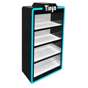 Samto muestra gratis tienda de humo exhibición de acrílico soportes de exhibición contador RGB LED iluminado tabaco cigarrillo vitrina - Product Image 3