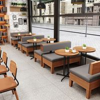 Chaises de restaurant modernes en gros d'usine avec table, tables et chaises de restaurant personnalisées pour la salle à manger
