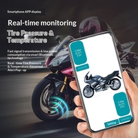 Capteur Tpms de voiture Pas de programmation pour moto Capteur Tpms App Sync d'énergie Durable pour bluetooth Tpms