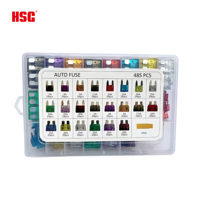 Customized 264/pcs Standard Automotive Blade Fuses Ceramic 5A 10A 15A 20A 25A 30A Ampere Automotive Fuses