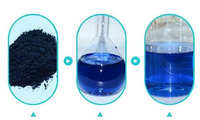 Bleu Ciel Direct 5B CI 24400 Bleu Direct 15 Poudre de colorant bleu hydrosoluble pour textile, papier, cuir, encre