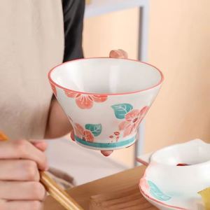 High-Value Sustainable <b>Ceramic</b> Dinnerware <b>Set</b> Spring Floral Pattern Bowl and Plate Collection Stocked - Product Image 3
