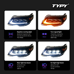 Kit de conversion de phares LED TYPY pour Subaru Forester 2008-2012 avec feux de jour et clignotants séquentiels - Product Image 2