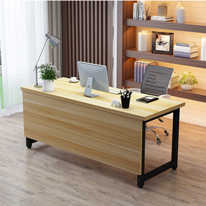 Muebles modernos de oficina en casa escritorios de pata de bloque de personal al por mayor para estudio y uso de la computadora - Product Image 1
