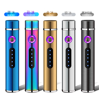 Dericsson Mini USB Allume-cigare électronique Double arc pour homme et femme Logo personnalisé Support torche en métal