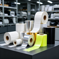 Autocollants imprimés sur mesure, tous types d'étiquettes adhésives, étiquettes laser en papier synthétique PET imperméable pour l'emballage