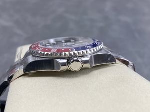 Montre mécanique de plongée de luxe de qualité supérieure, étanche, 40 mm, VS Factory V3, acier 904L, mouvement ETA 3285, 126710 Iron Man GMT - Product Image 4