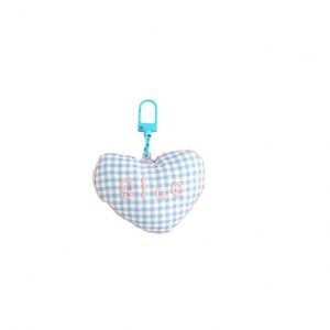 Lindo llavero de peluche suave con forma de corazón para mosquetón, colgante para llavero, decoración de bolso, accesorio rosa, regalo de nicho - Product Image 5