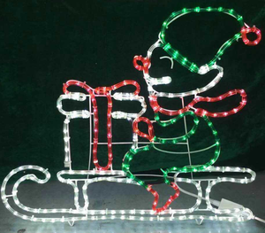 Luces de Cuerda con Motivo Navideño de Paloma de la Paz, de 70*70cm y 5m, con Marco de Acero LED Impermeable para Exteriores, Venta al por Mayor en Línea - Product Image 5