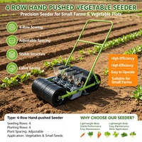 Machine agricole de semis de légumes à 4 rangs pour carottes et oignons, fournie directement par l'usine