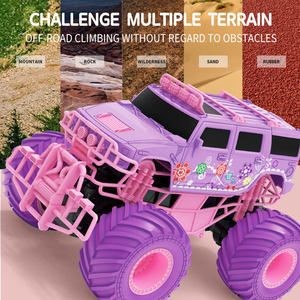 HUADA Gril regali rosa elettrico Off-Road grande ruota RC giocattoli ad alta velocità <span class=keywords><strong>viola</strong></span> camion telecomandati giocattoli per bambini - Product Image 3