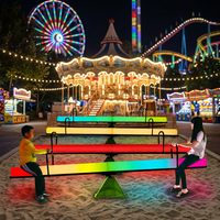 Décoration de jardin pour usage extérieur, LED illuminée, B22/E27, activée par le son, 16 couleurs changeantes, matériau PE, indice de protection IP65, balançoire multicolore