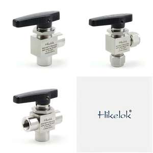 Válvula de Bola de Acero Inoxidable Tipo Hylok de Fábrica, 3000 psi, Válvula Angular de 1/2, 1/4, 3/4 Pulgadas, Interruptor de Encendido/Apagado - Product Image 1