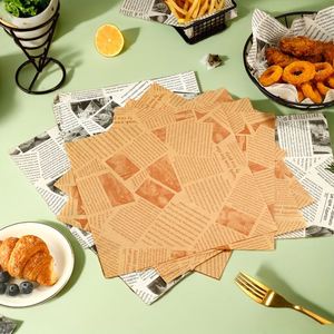 Emballage Spécialisé pour Boulangerie Personnalisée, Papier Anti-Graisse Respirant de Qualité Alimentaire Premium pour Croissants et Sandwichs - Product Image 1