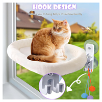Lit suspendu pour chat, hamac confortable pour chaton, perchoir pliable, hamac de fenêtre pour chat