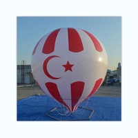 Grand ballon gonflable géant de forme de ballons à air chaud d'hélium de publicité Ballon gonflable de gaz d'hélium