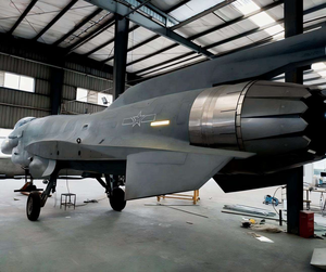 Tùy chỉnh thiết kế quy mô lớn bằng thép không gỉ máy bay tác phẩm điêu khắc rất thực tế hiển thị của các mô hình khác nhau thủ công kim loại - Product Image 2