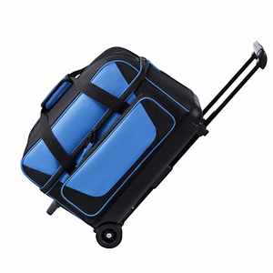 Custom Double Ball <b>Bowling</b> Bag Portable Fashionable Large Capacity 50-70L Double Layer <b>Bowling</b> Ball Trolley Bag - Product Image 2