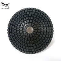 LITTLE ANT Lot de 100 mm de disques de polissage diamantés, outil de meulage à eau pour pierres concaves et convexes, pour granit et marbre