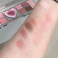 Eyeshadow Palette magnetisches Augen-Schatten-Pulver Augenschatten Augenbrauen Bereich tägliches Make-Up Haltbarkeitsdauer
